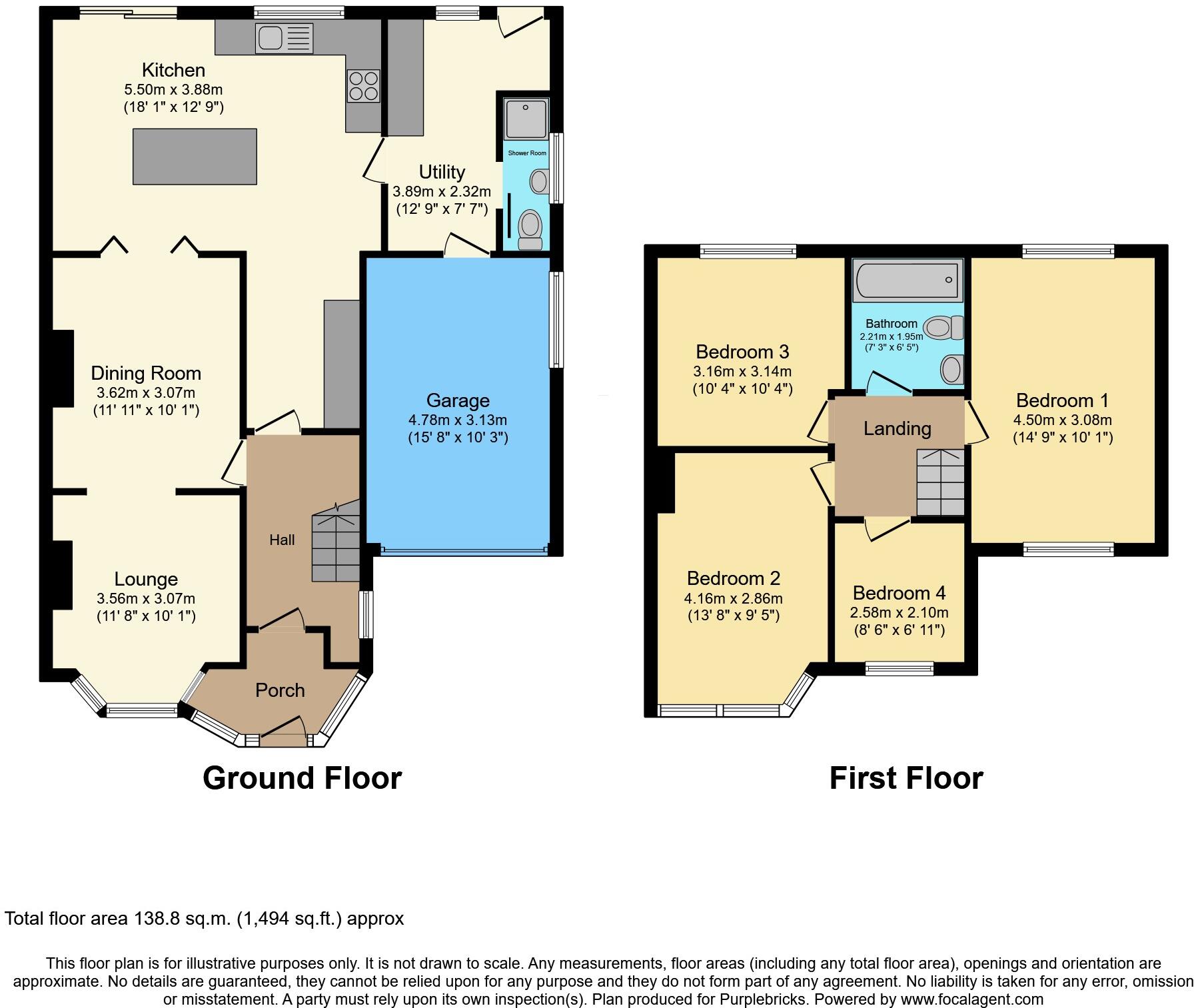 Hillside Drive, Crewe, CW1 floorplan