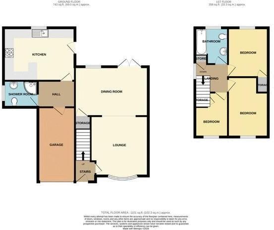 Jackdaw Close, SEDGLEY, DY3 3TS floorplan