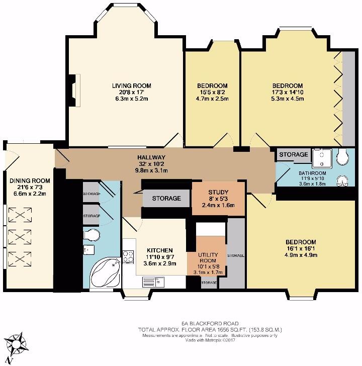 Blackford Road, Grange, Edinburgh, EH9 floorplan