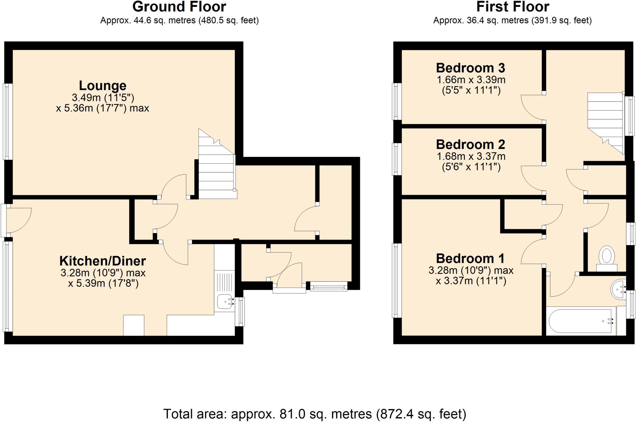 Leicester Street, Warrington, WA5 floorplan