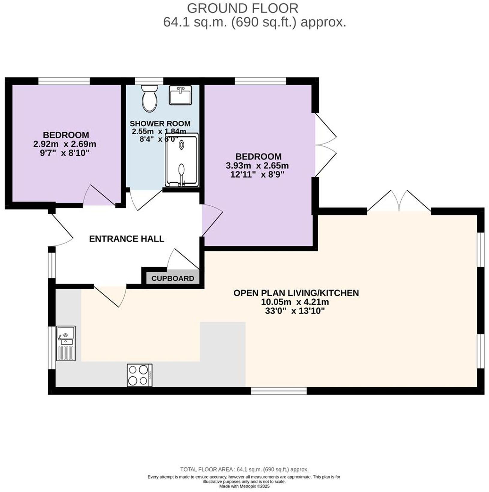 Leyland Road, Penwortham, PR1 floorplan