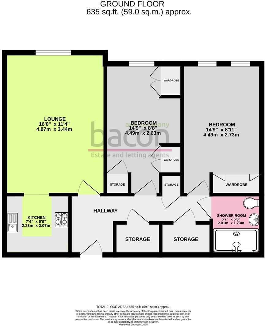 Homesteyne House, Broadwater, Worthing, BN14 8AJ floorplan