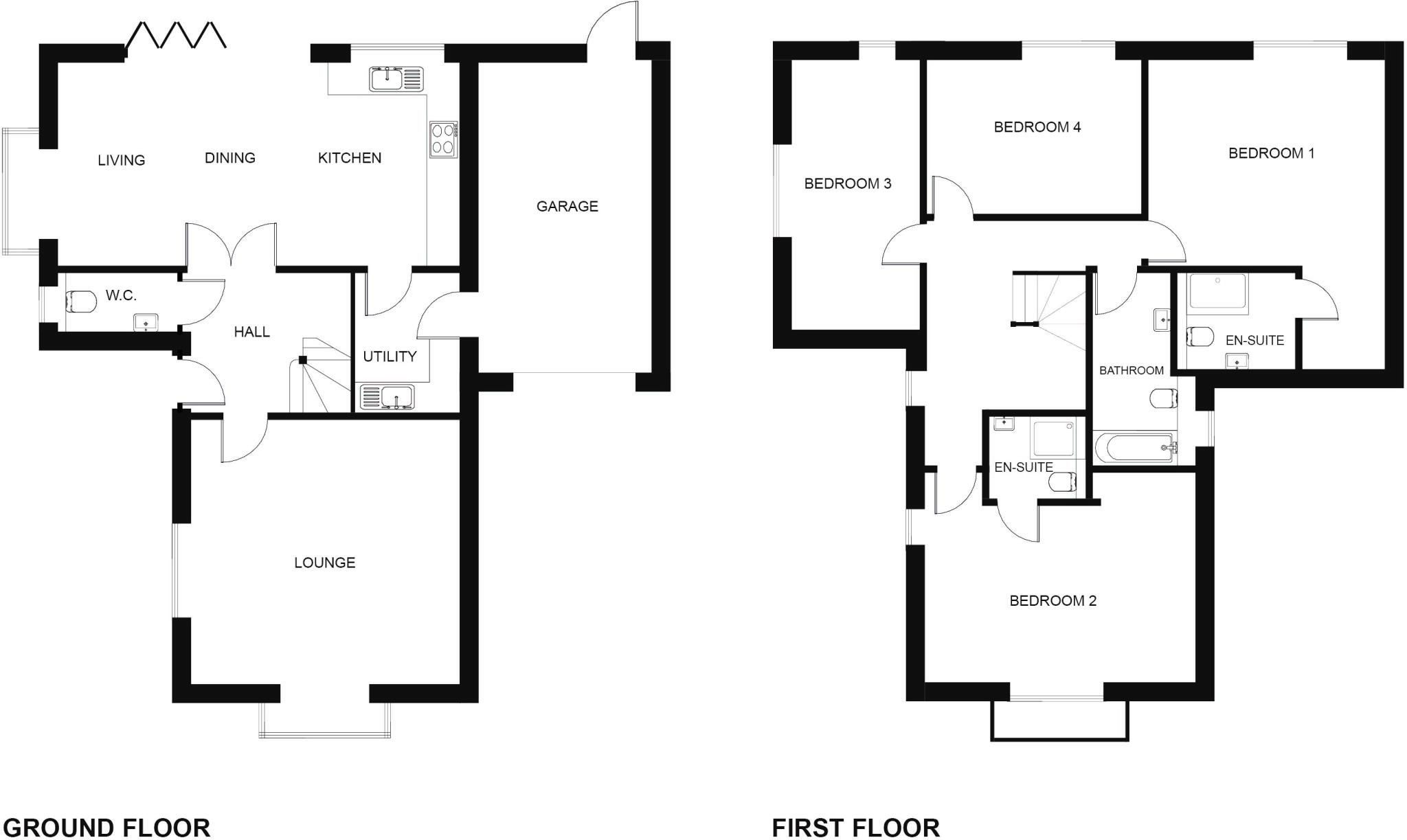 Oakley Meadows, Newland, Droitwich, Worcestershire, WR9 floorplan