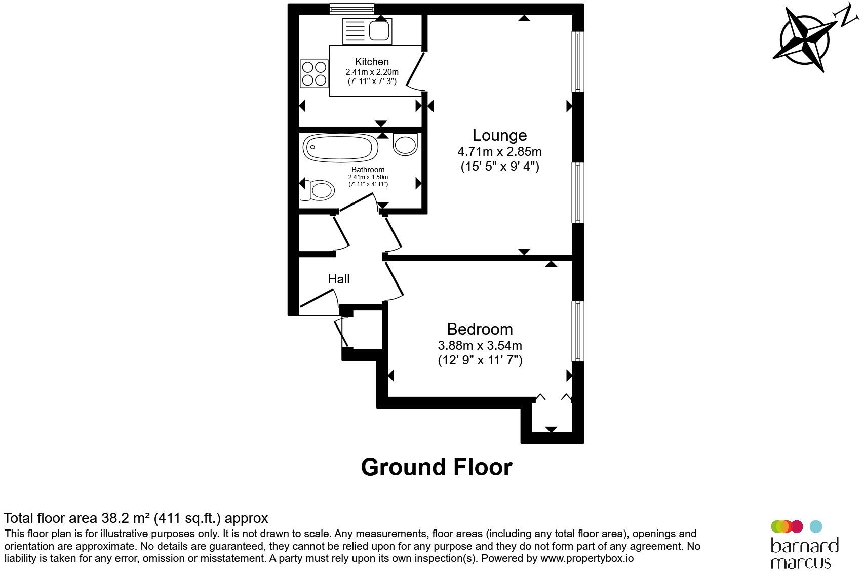 Connaught Gardens, Morden floorplan