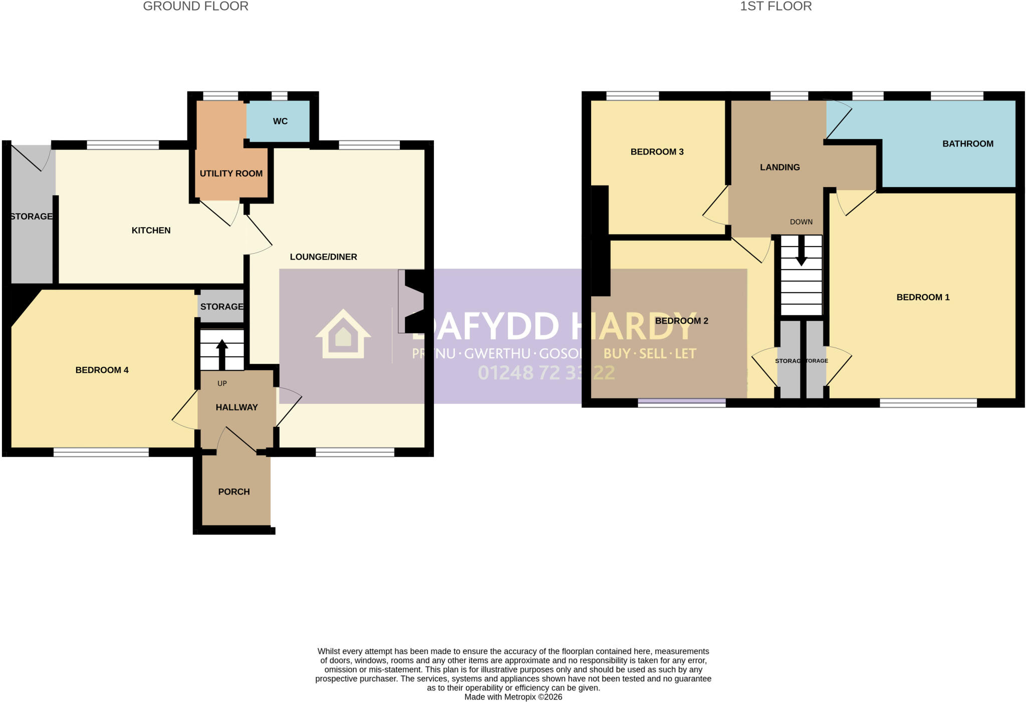 Caernarfon Road, Penant Crescent, Bangor, Gwynedd, LL57 floorplan