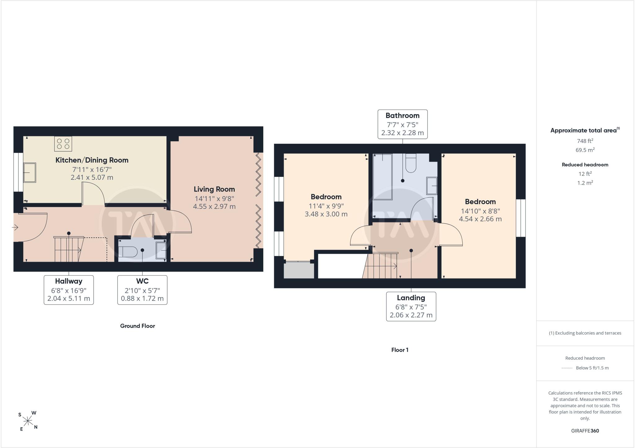 Victoria Way, Melbourn, Royston, Cambridgeshire, SG8 floorplan