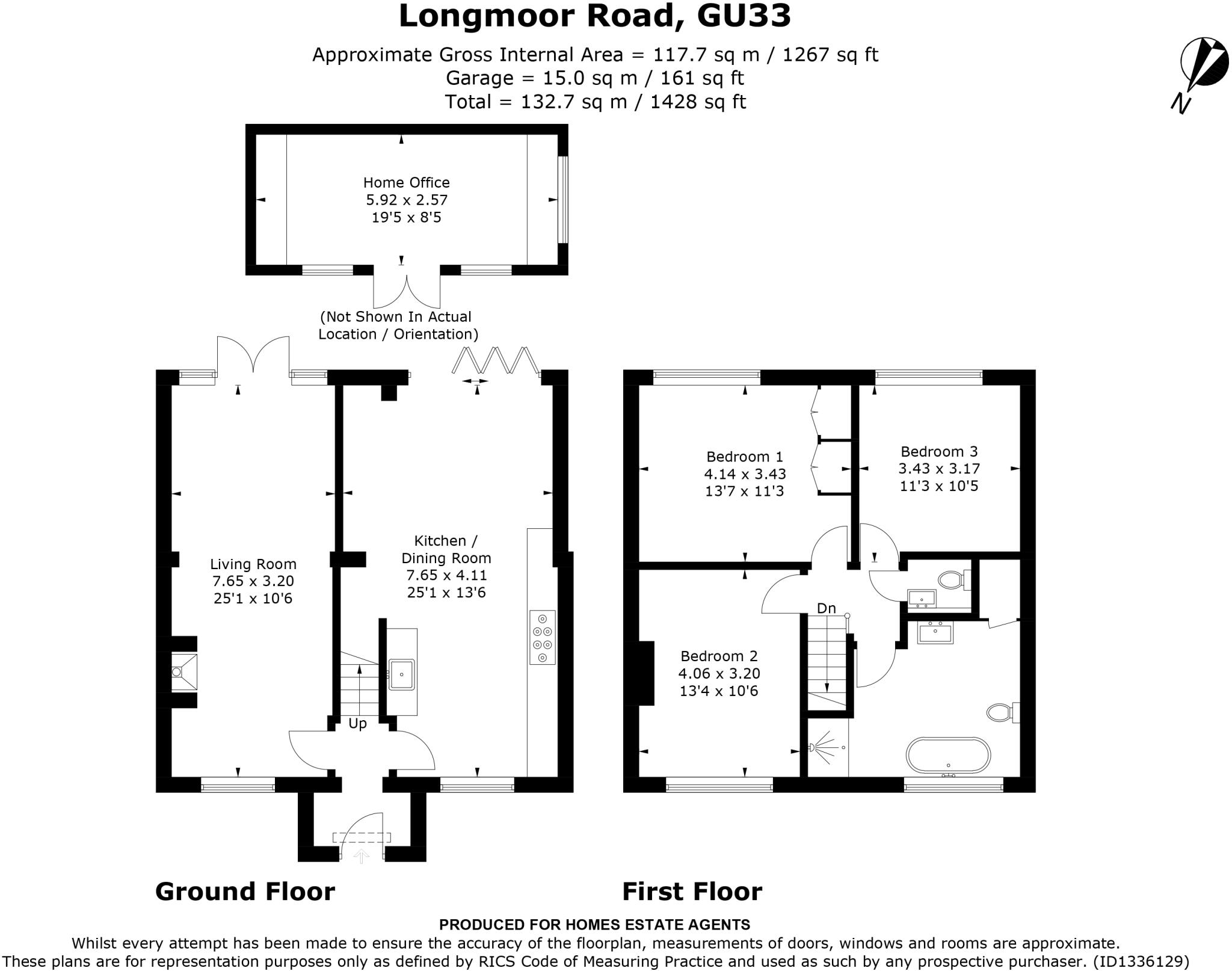 Longmoor Road, Greatham, Liss, Hampshire floorplan