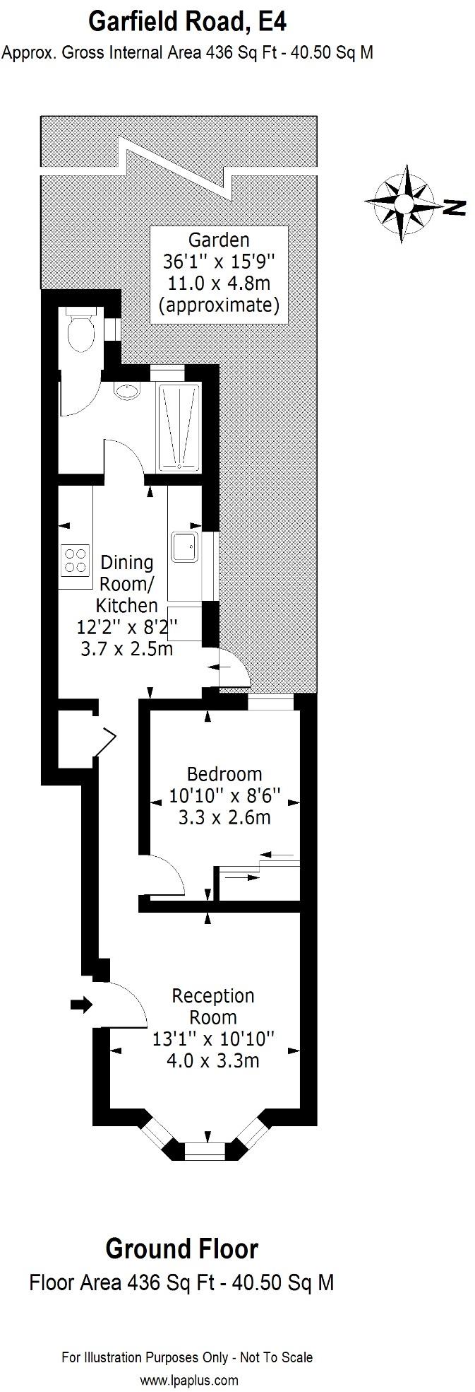 Garfield Road, North Chignford, London, E4 floorplan