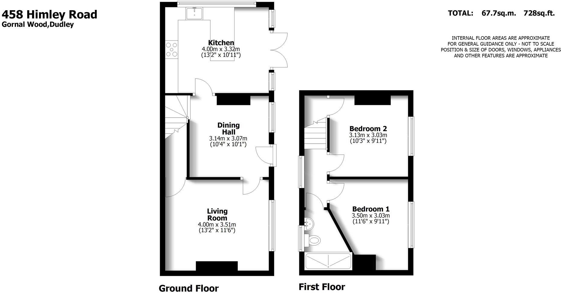 458 Himley Road, Gornal Wood, Dudley floorplan