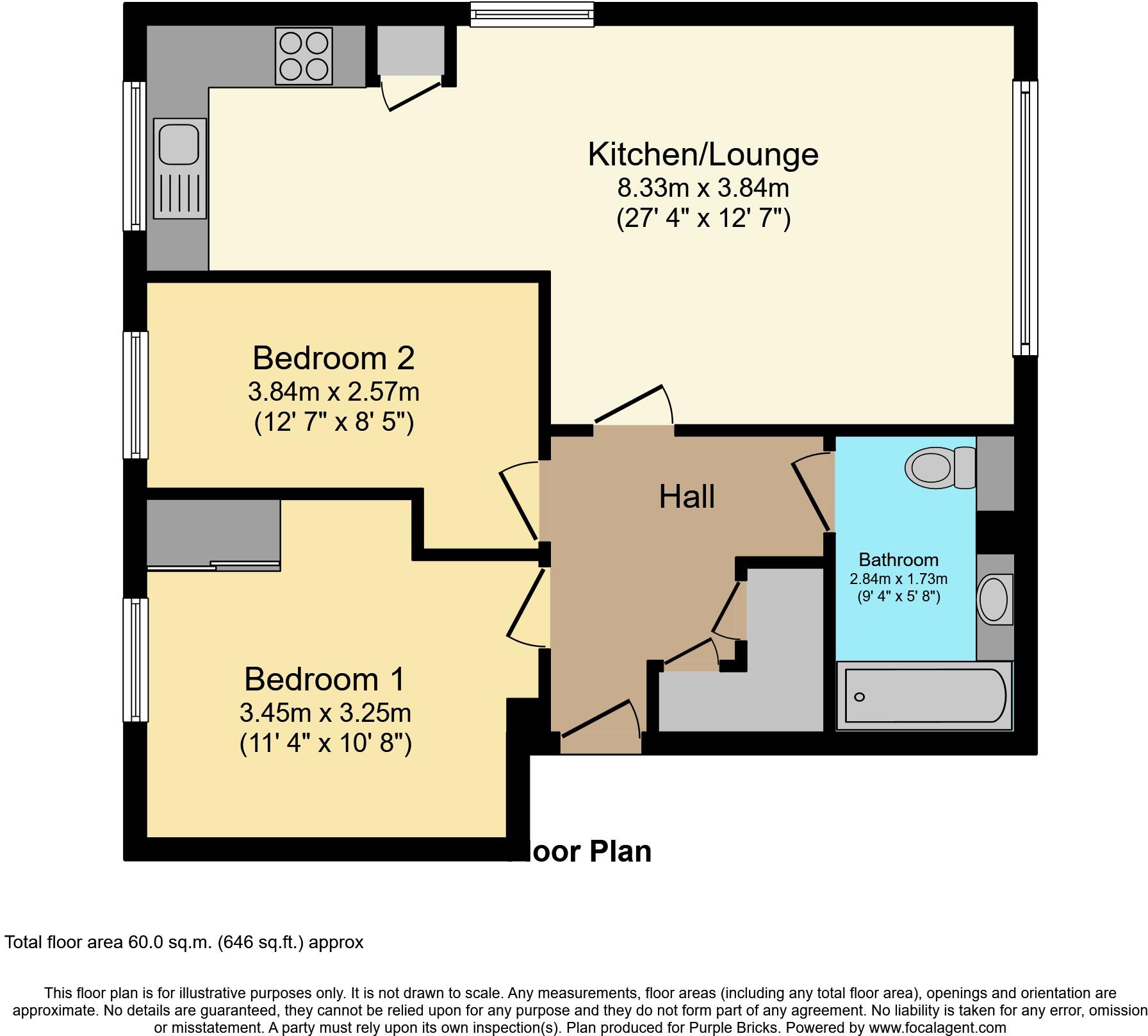 Frognal Place, Sidcup, DA14 floorplan