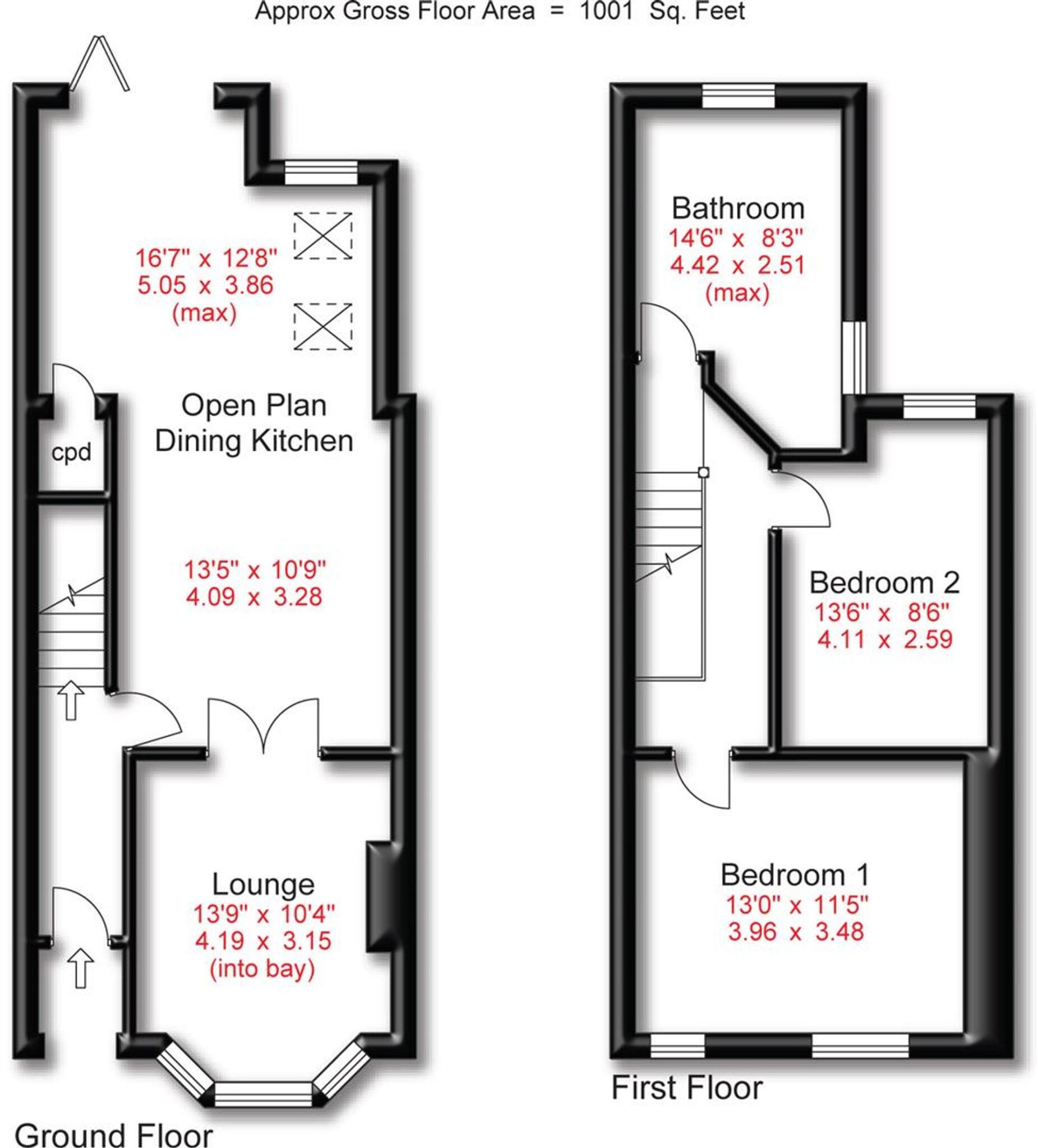 Colwick Avenue, Altrincham, WA14 floorplan