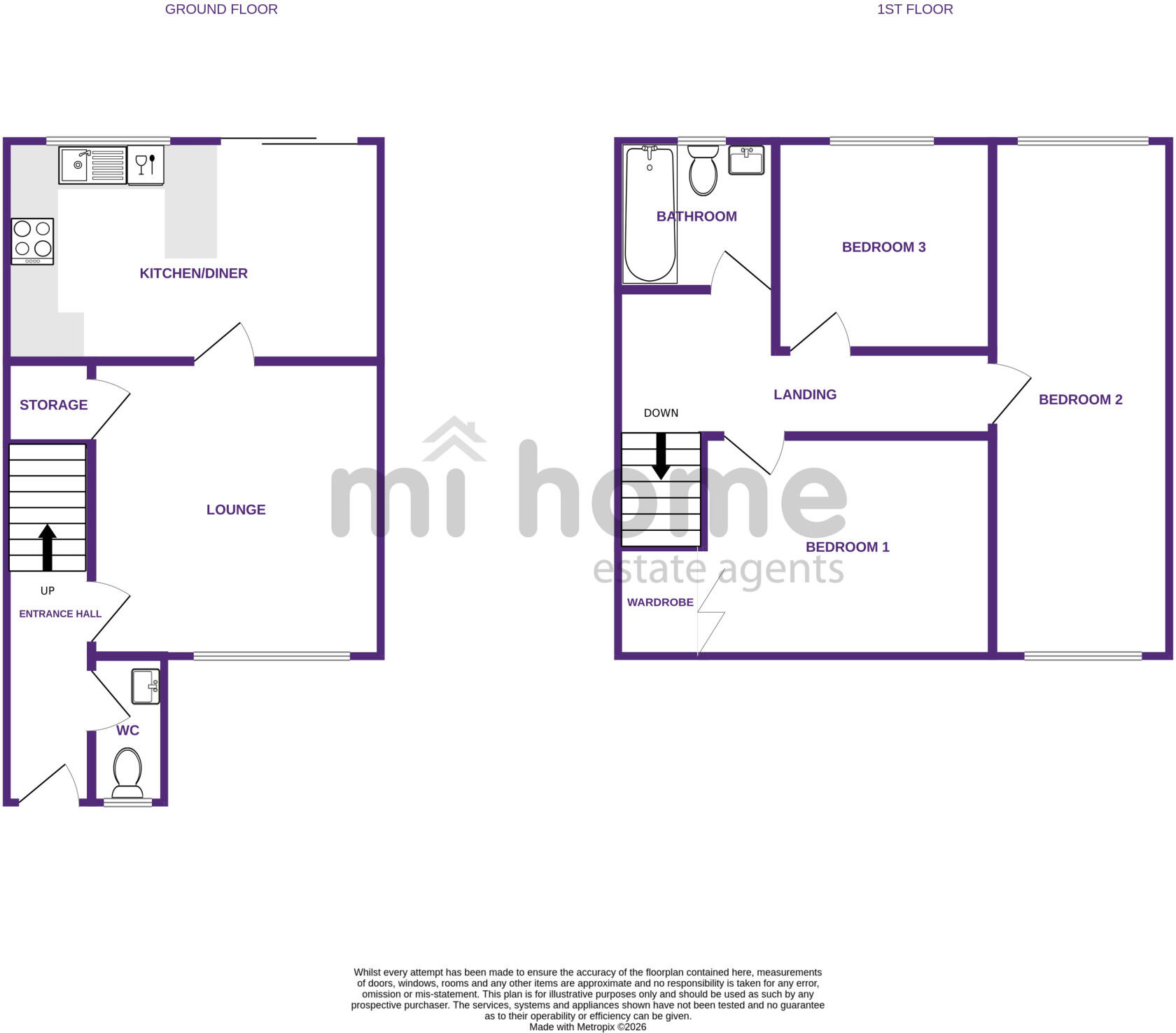 Alderville Close, Warton, Preston, Lancashire, PR4 floorplan