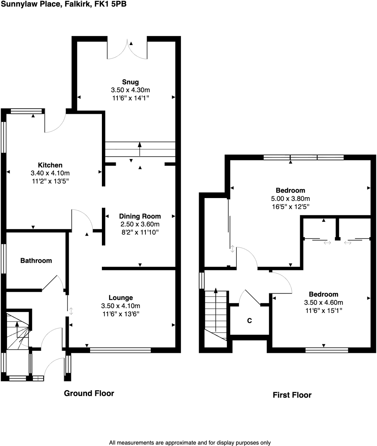 4, Sunnylaw Place, Falkirk, FK1 5PB floorplan