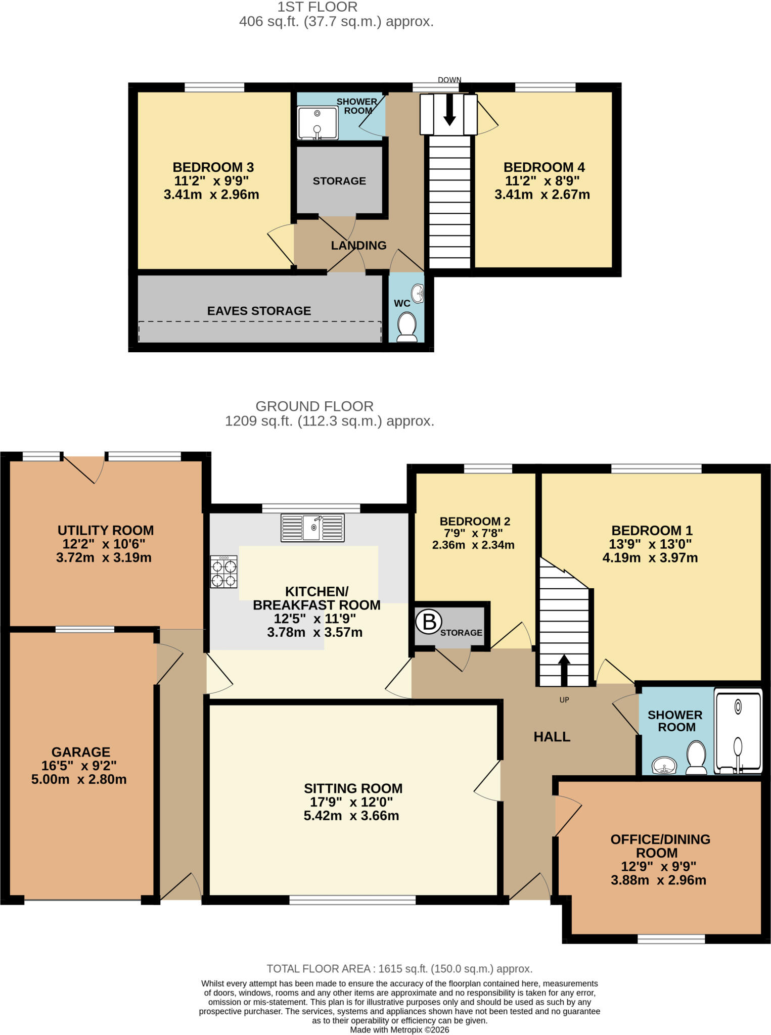 Over Stratton, South Petherton, TA13 floorplan