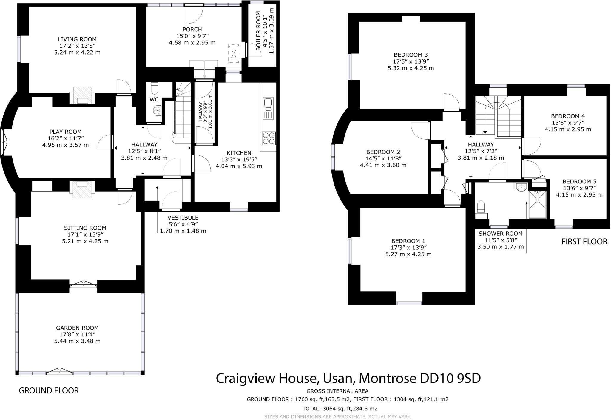 Craigview House, Usan, Montrose, Angus, DD10 floorplan