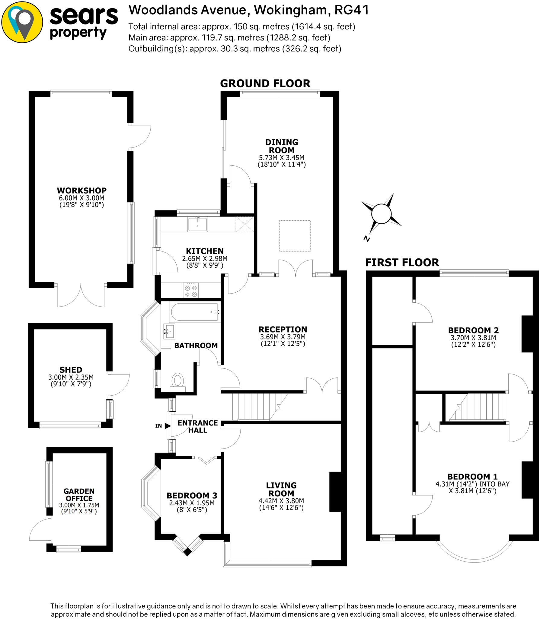 Woodlands Avenue, Winnersh, RG41 floorplan