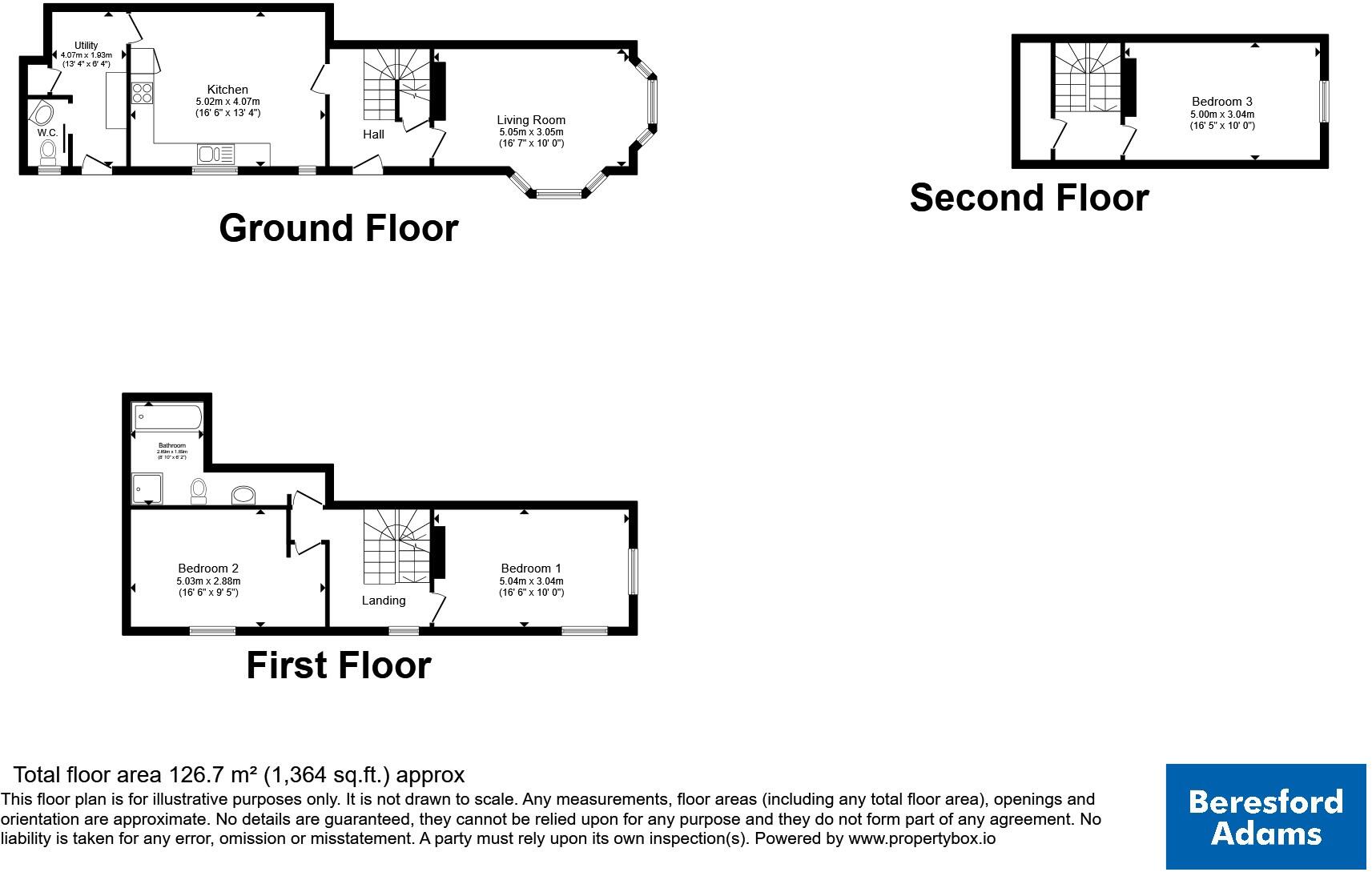 Victoria Road, Caernarfon, Gwynedd, LL55 floorplan
