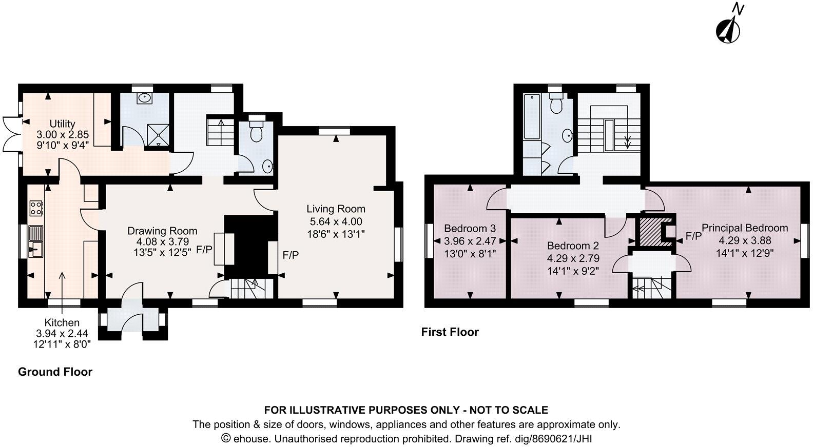 Mill Street, Elsing, Dereham, Norfolk, NR20 floorplan