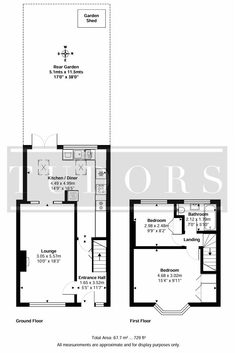 Berkeley Drive, West Molesey, KT8 floorplan