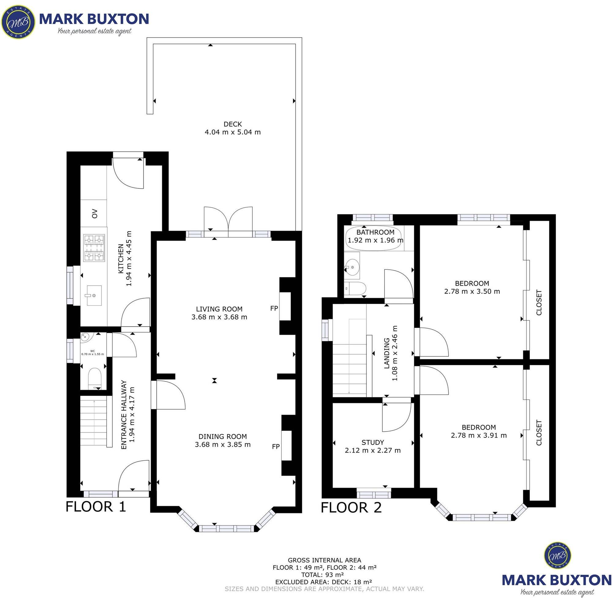 Grove Road, Mount Pleasant, Stoke-on-Trent. ST4 4JX floorplan