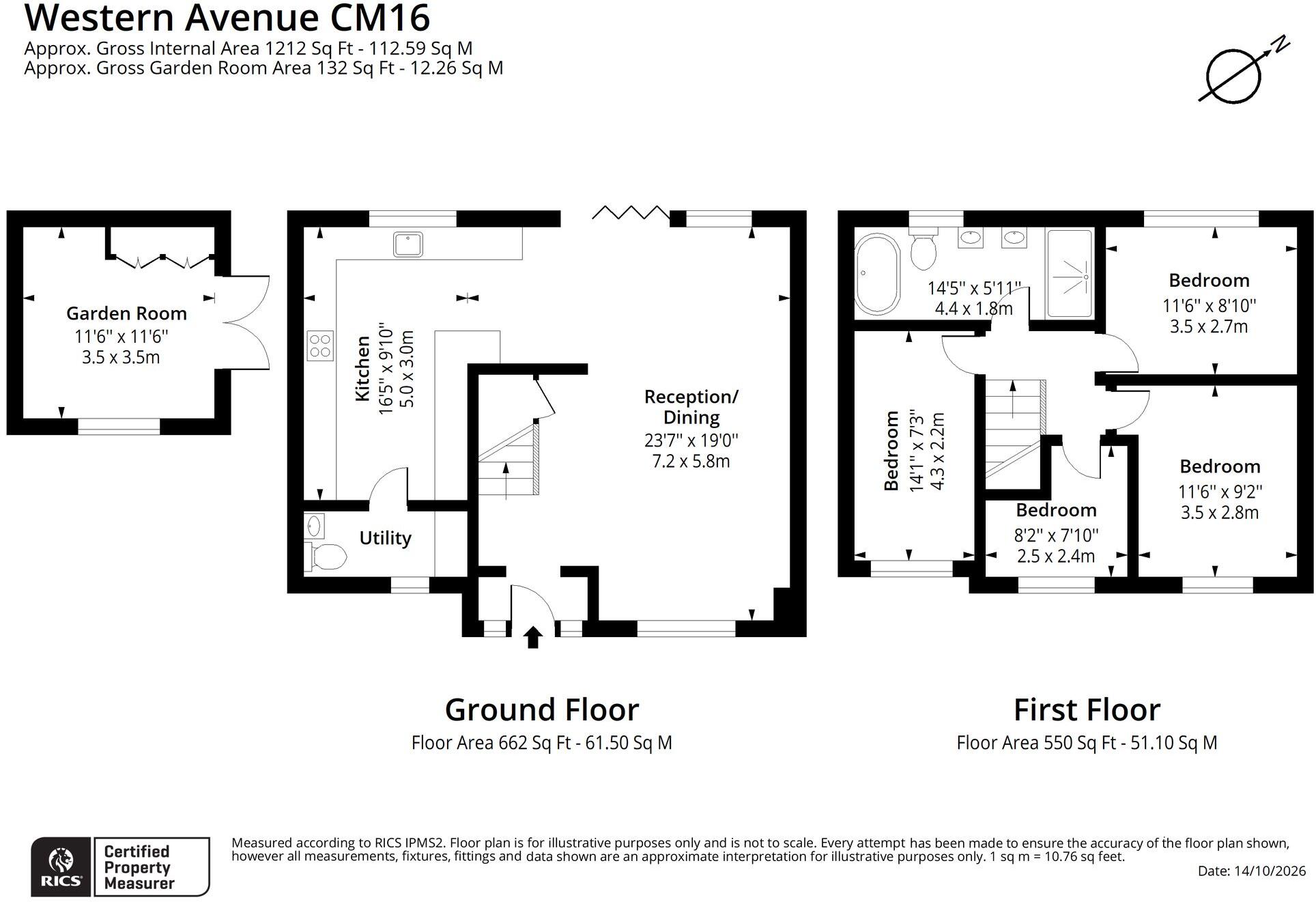 Western Avenue, Epping, CM16 floorplan