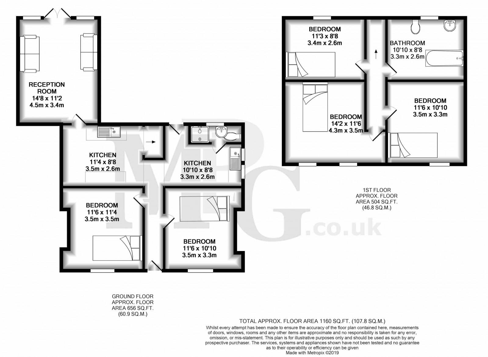 Priestley Road, BH10 floorplan