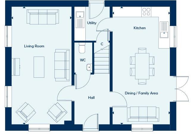 Hart Grove, Stowmarket floorplan
