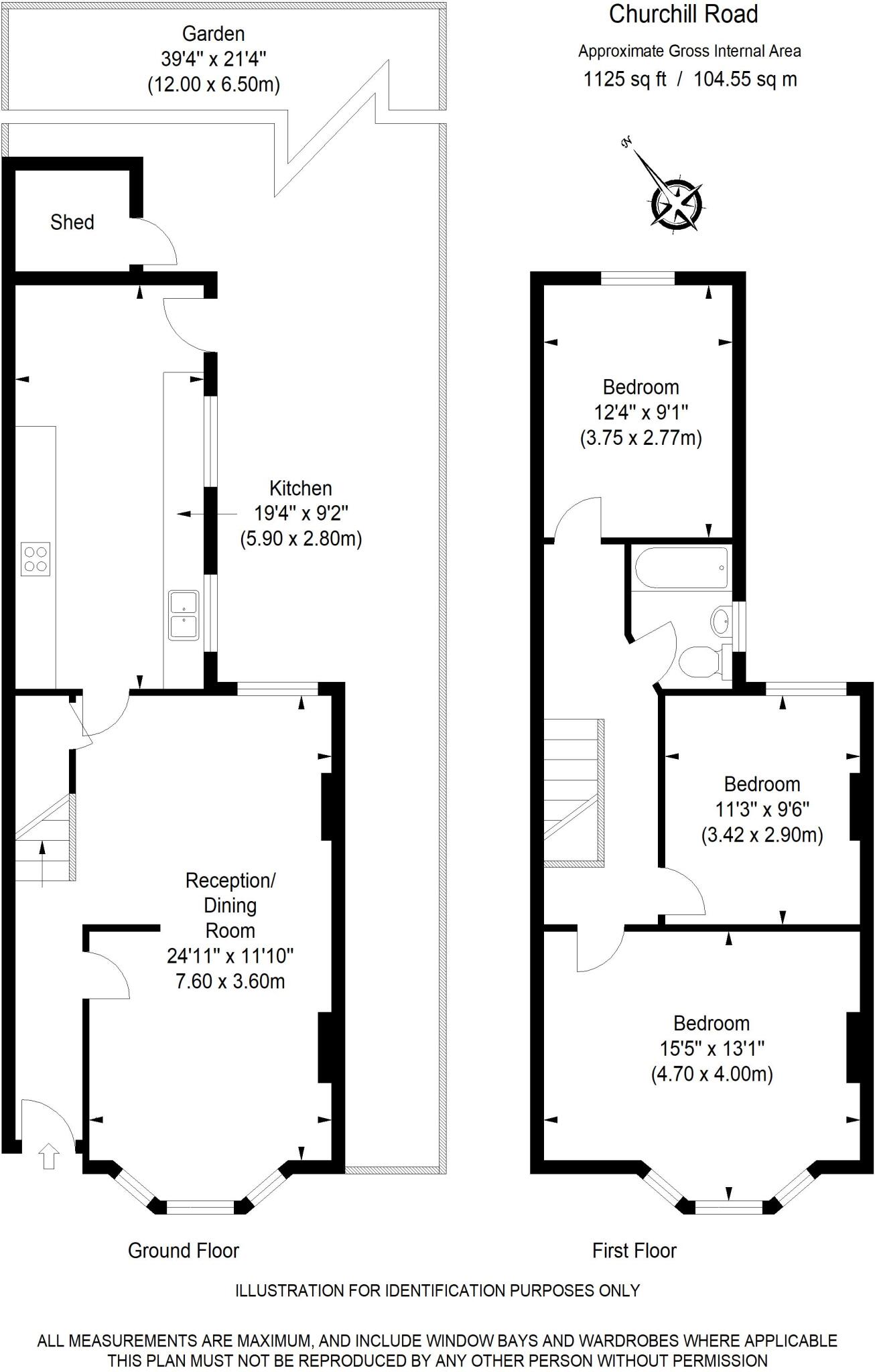 Churchill Road, South Croydon floorplan