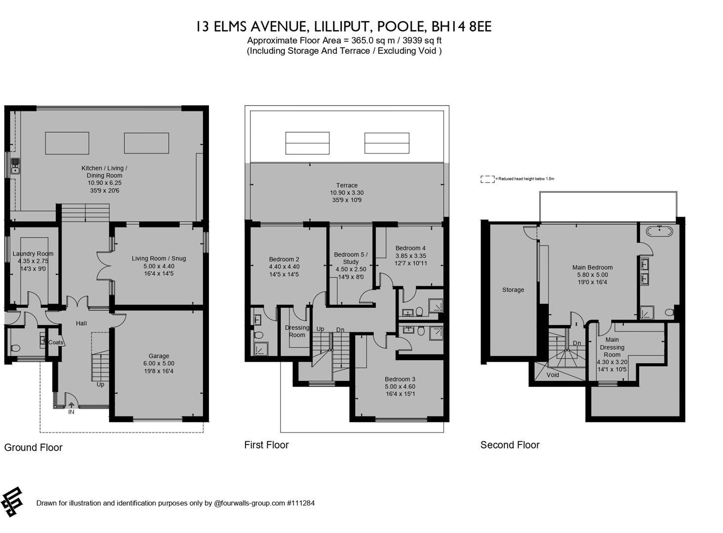 Elms Avenue, Lilliput, Poole floorplan