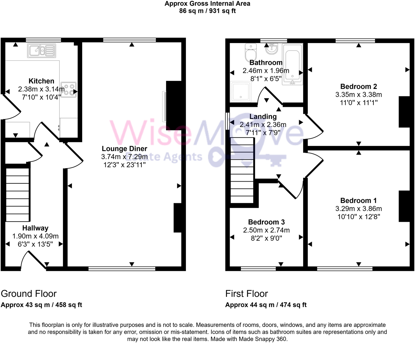 Mond Road, Widnes, WA8 7NB floorplan