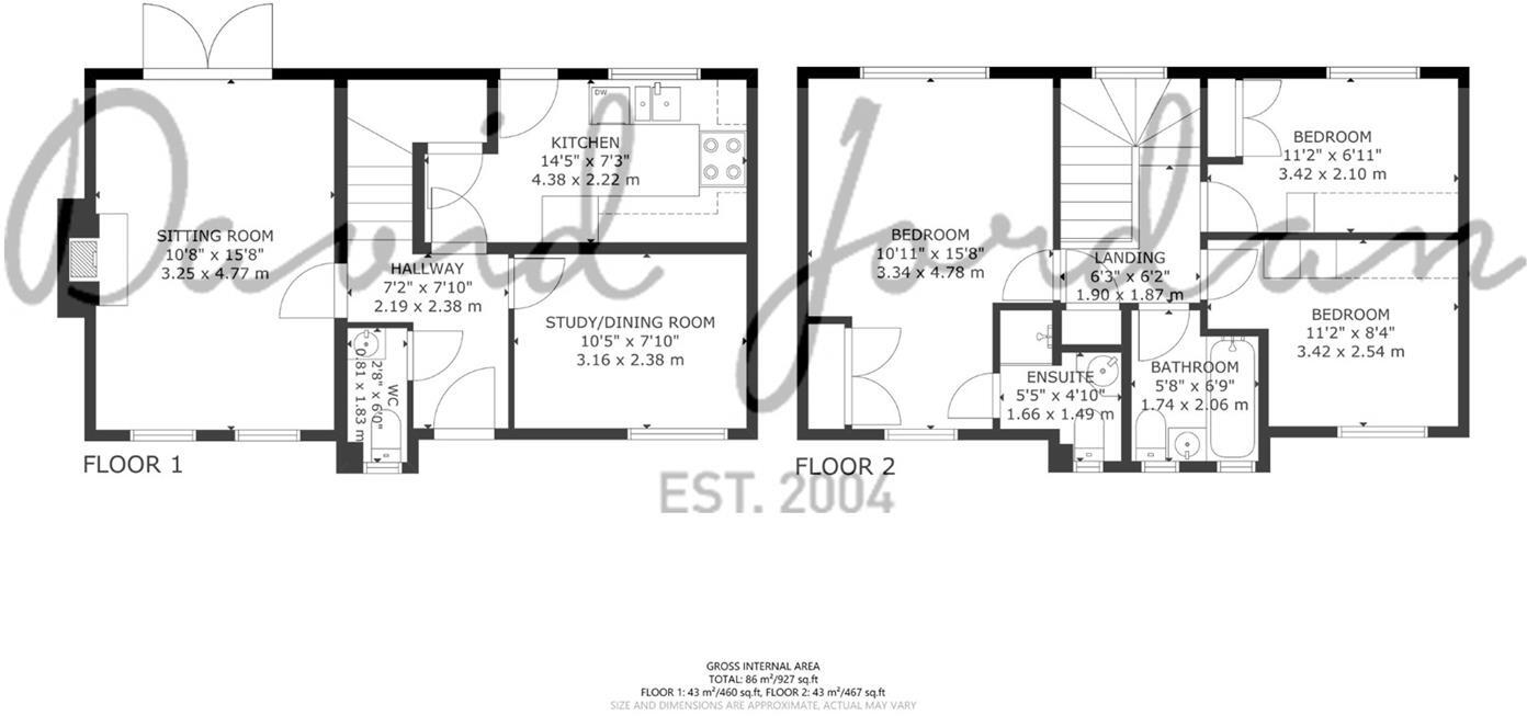 Eleanor Close, Seaford floorplan