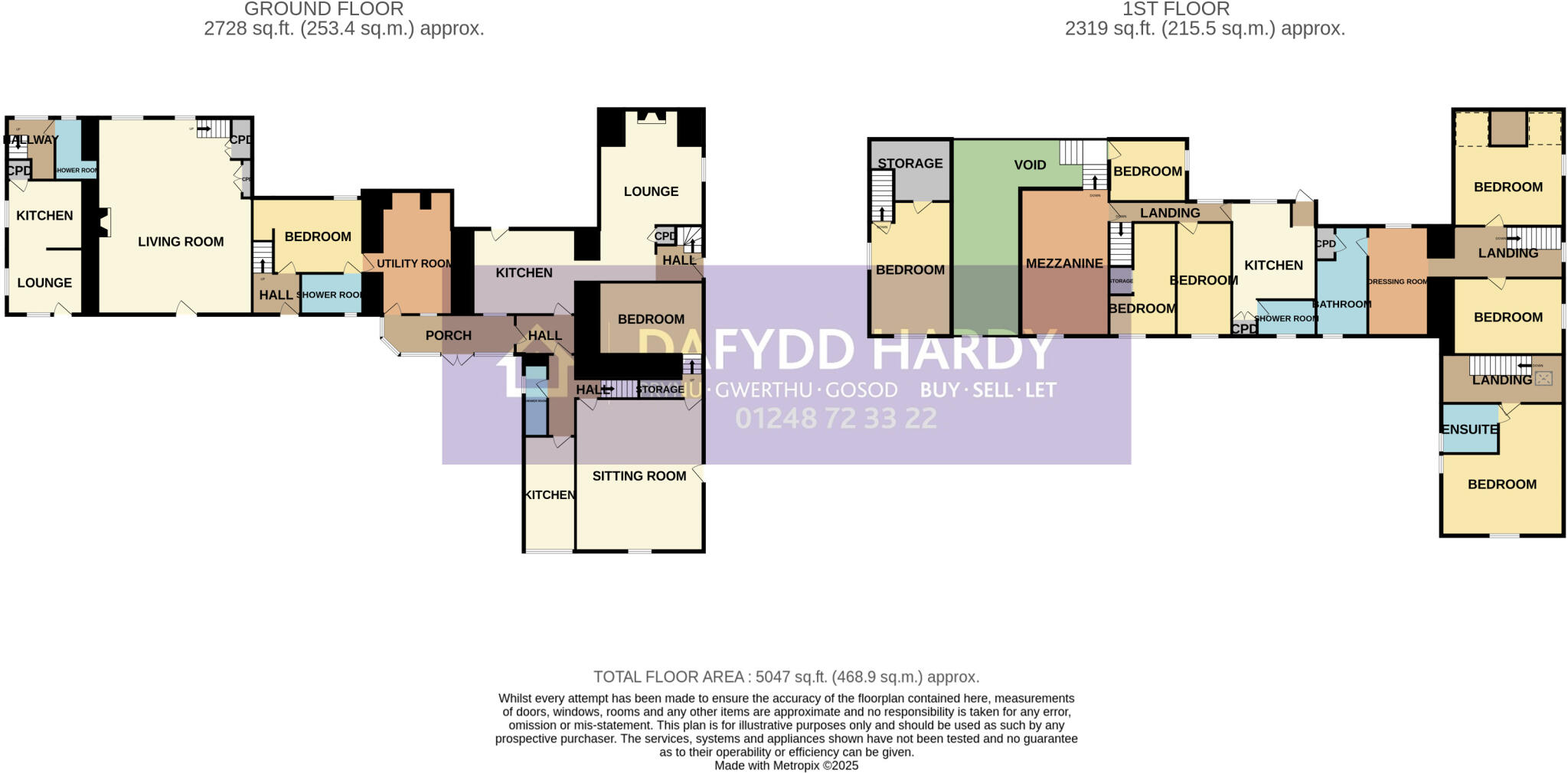 Llanllyfni, Caernarfon, Gwynedd, LL54 floorplan