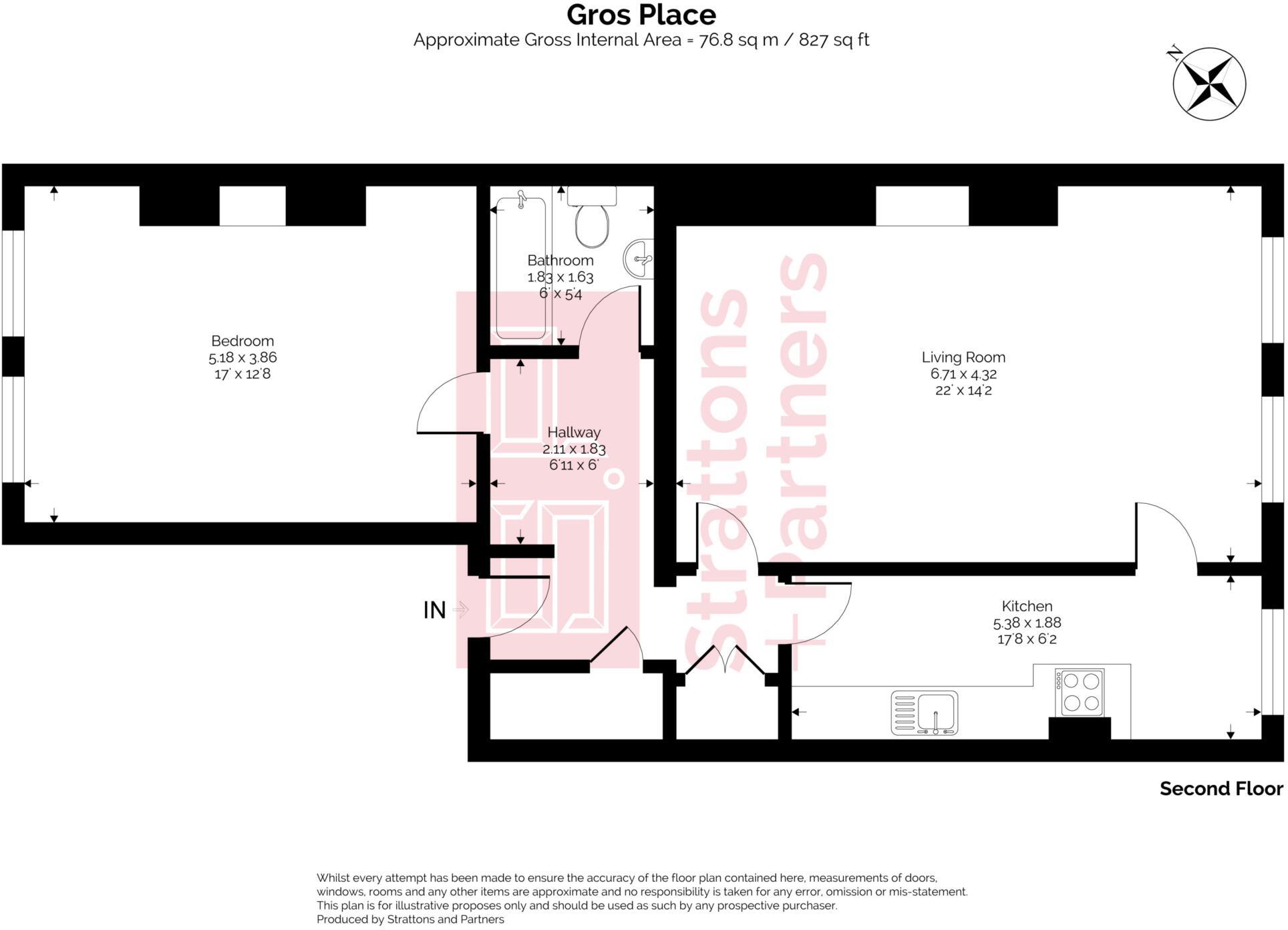 Grosvenor Place, Bath floorplan