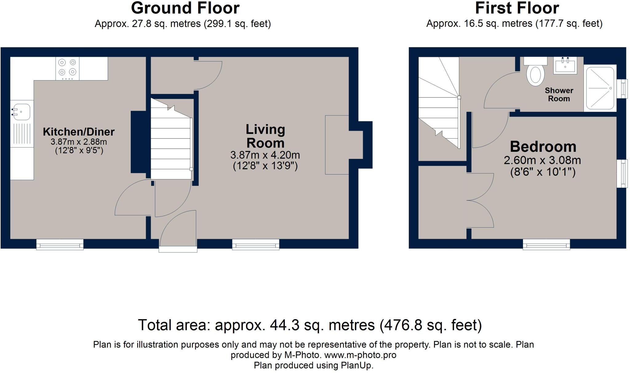 Cowgate, Peterborough, Cambridgeshire, PE1 floorplan