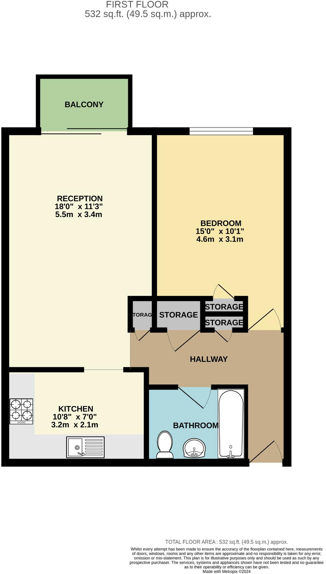 Woodford Road, London, E18 floorplan