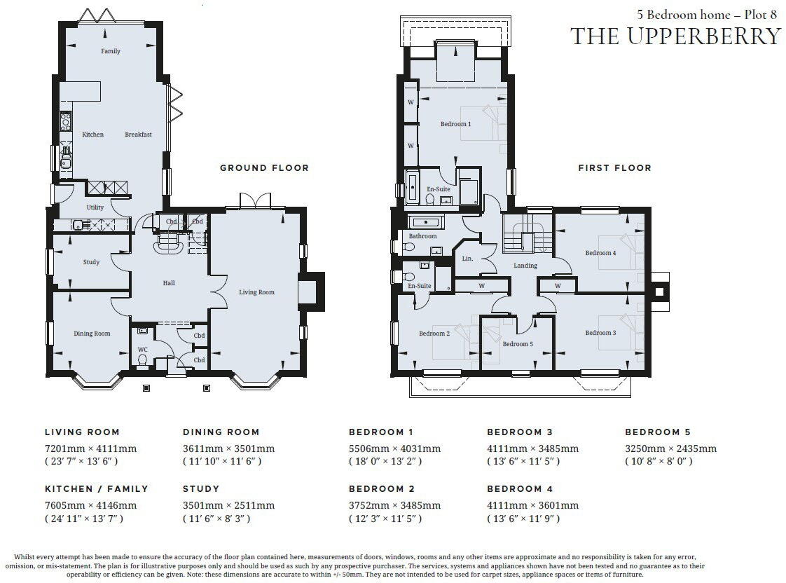 Plot 8 The Limes, Buxted floorplan