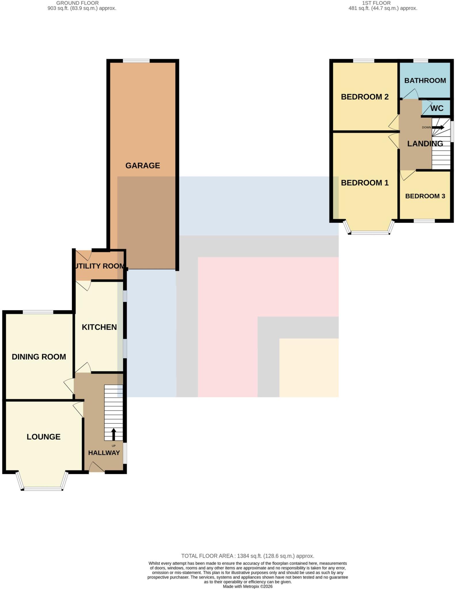Wenallt Road, Rhiwbina, Cardiff, CF14 floorplan