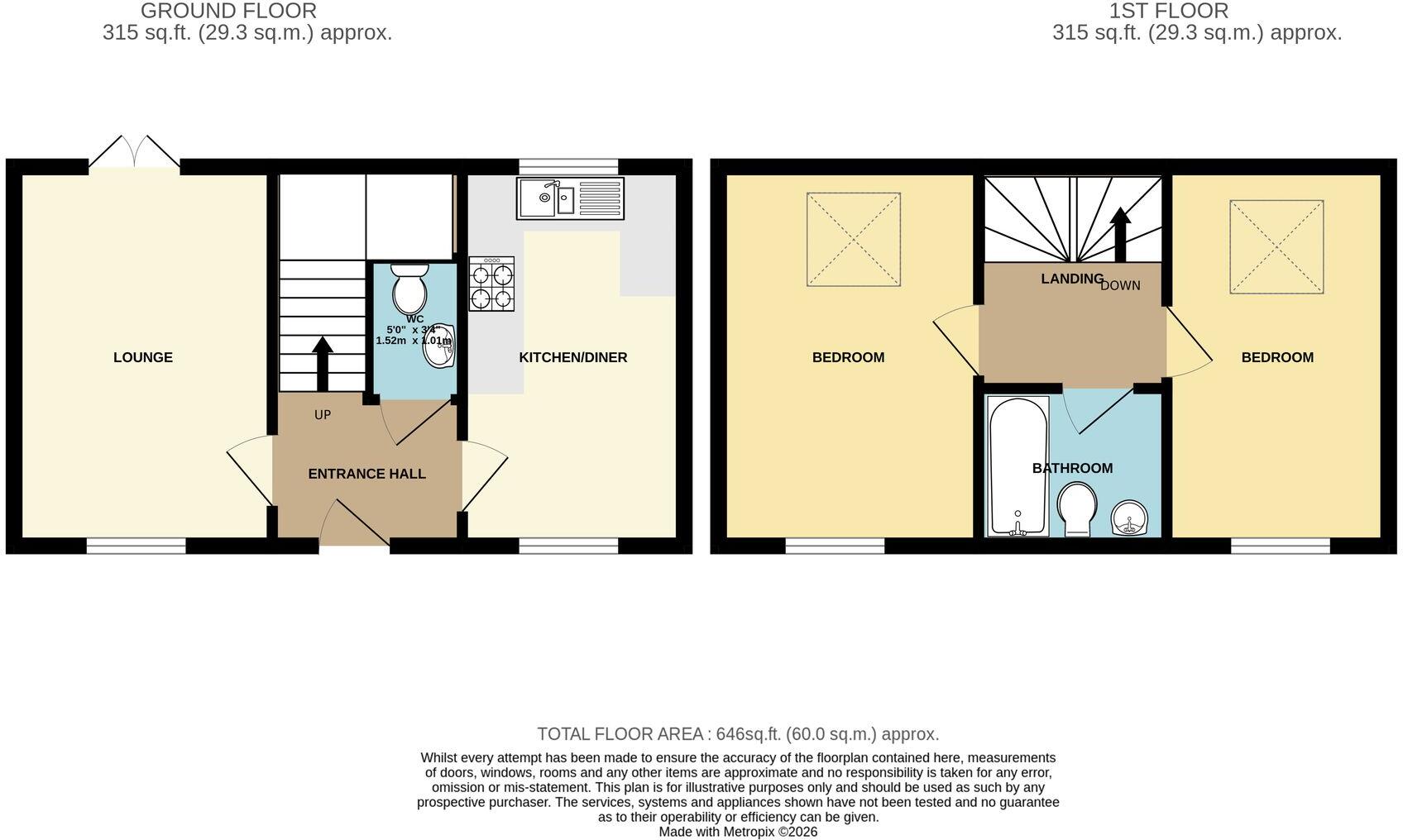 Park Lane, Woodside, TF7 floorplan