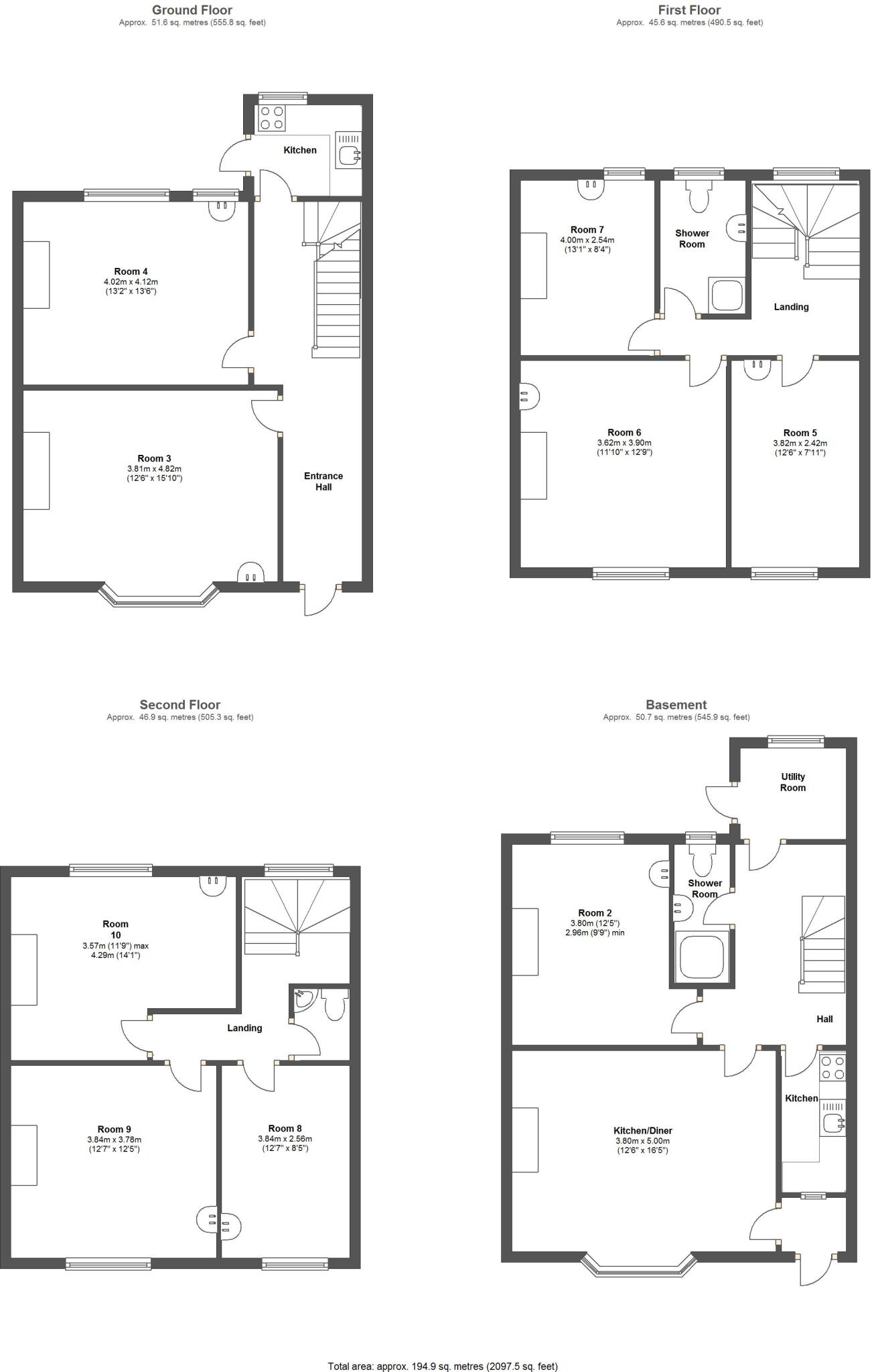 Bateman Street, Cambridge floorplan