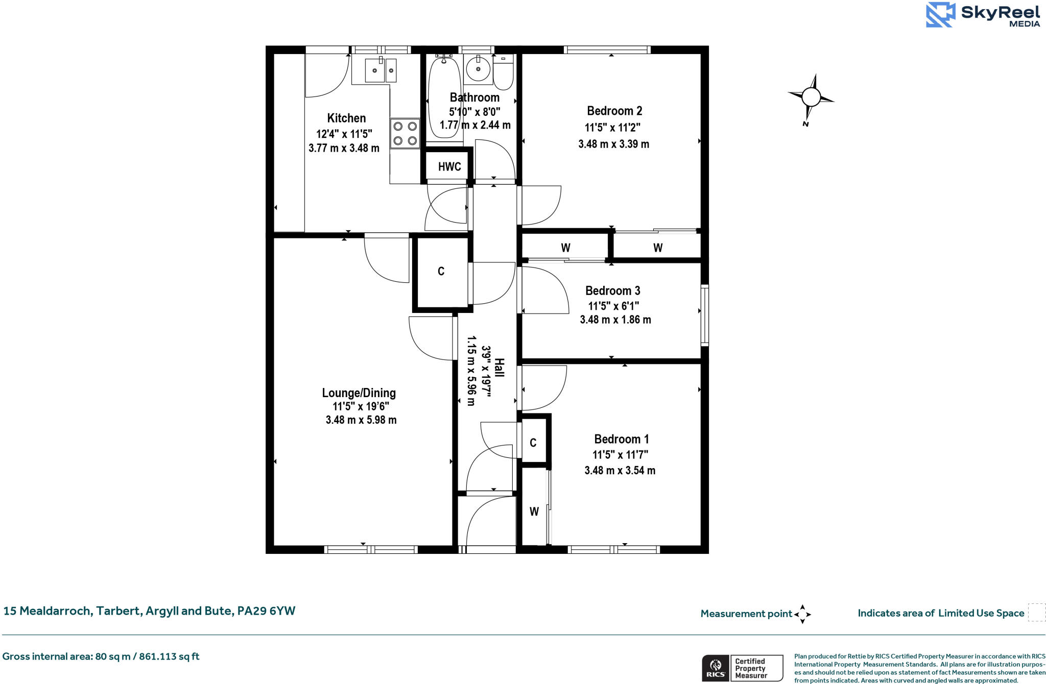 Mealdarroch, Tarbert, Argyll and Bute floorplan