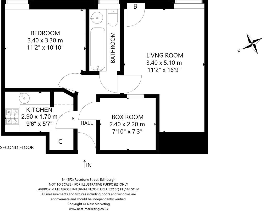 Roseburn Street, Edinburgh, EH12 floorplan