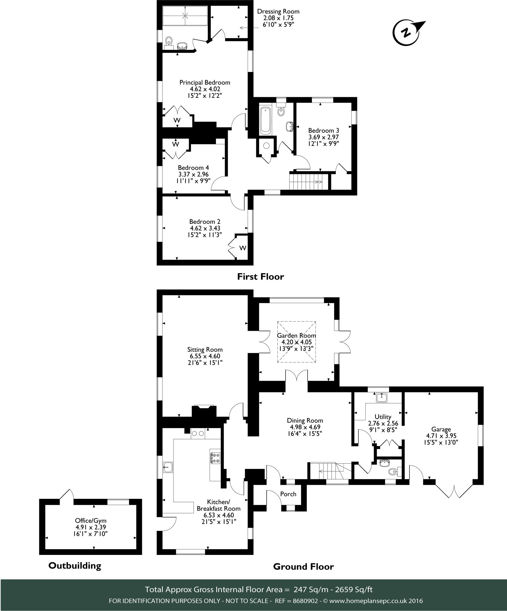 Deenethorpe, Deenethorpe, Northamptonshire, NN17 floorplan