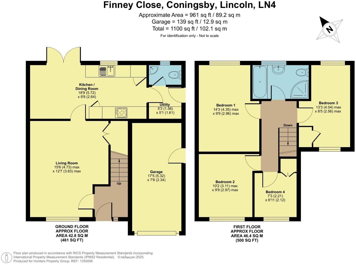 Finney Close, Coningsby, Lincoln floorplan