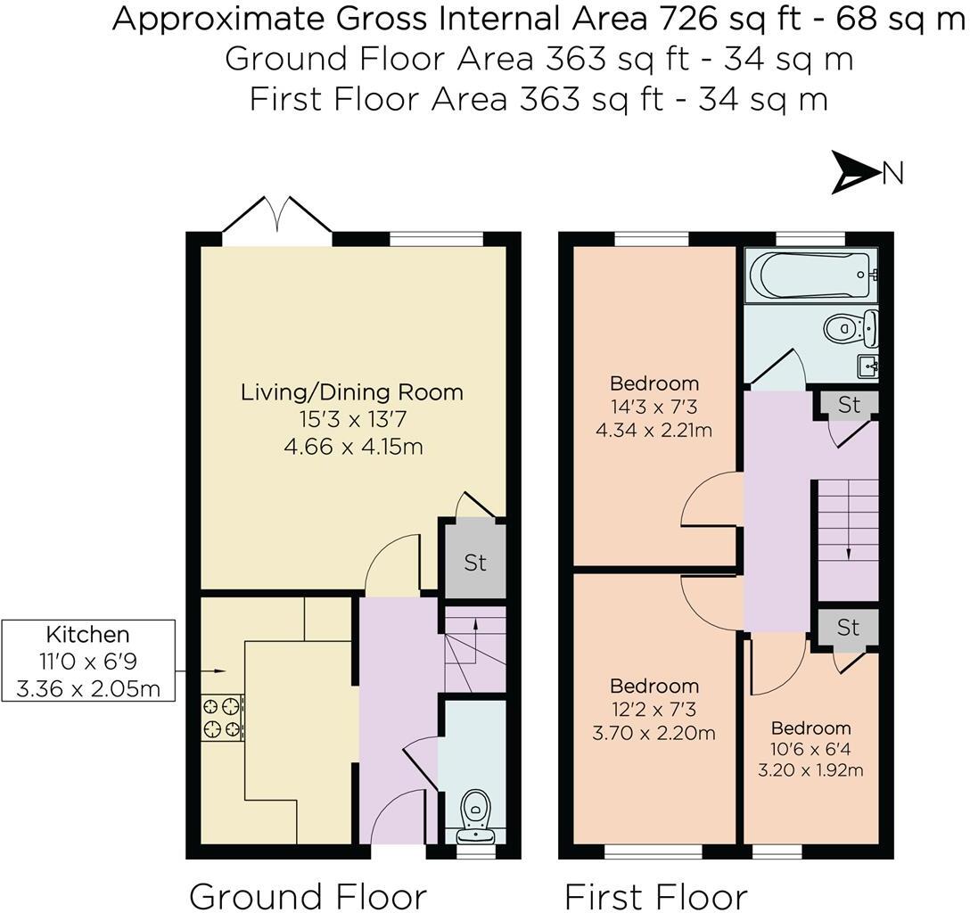 Clodan Mews, St. Columb Road, St. Columb floorplan