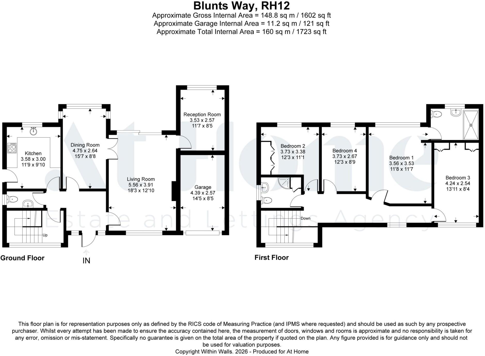 Blunts Way, Horsham floorplan