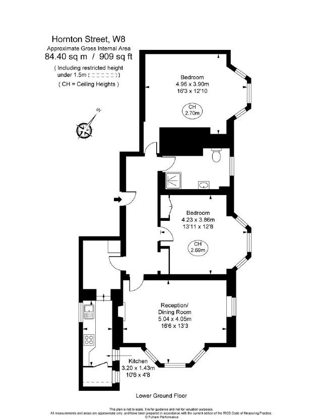 Hornton Street, London, W8 floorplan