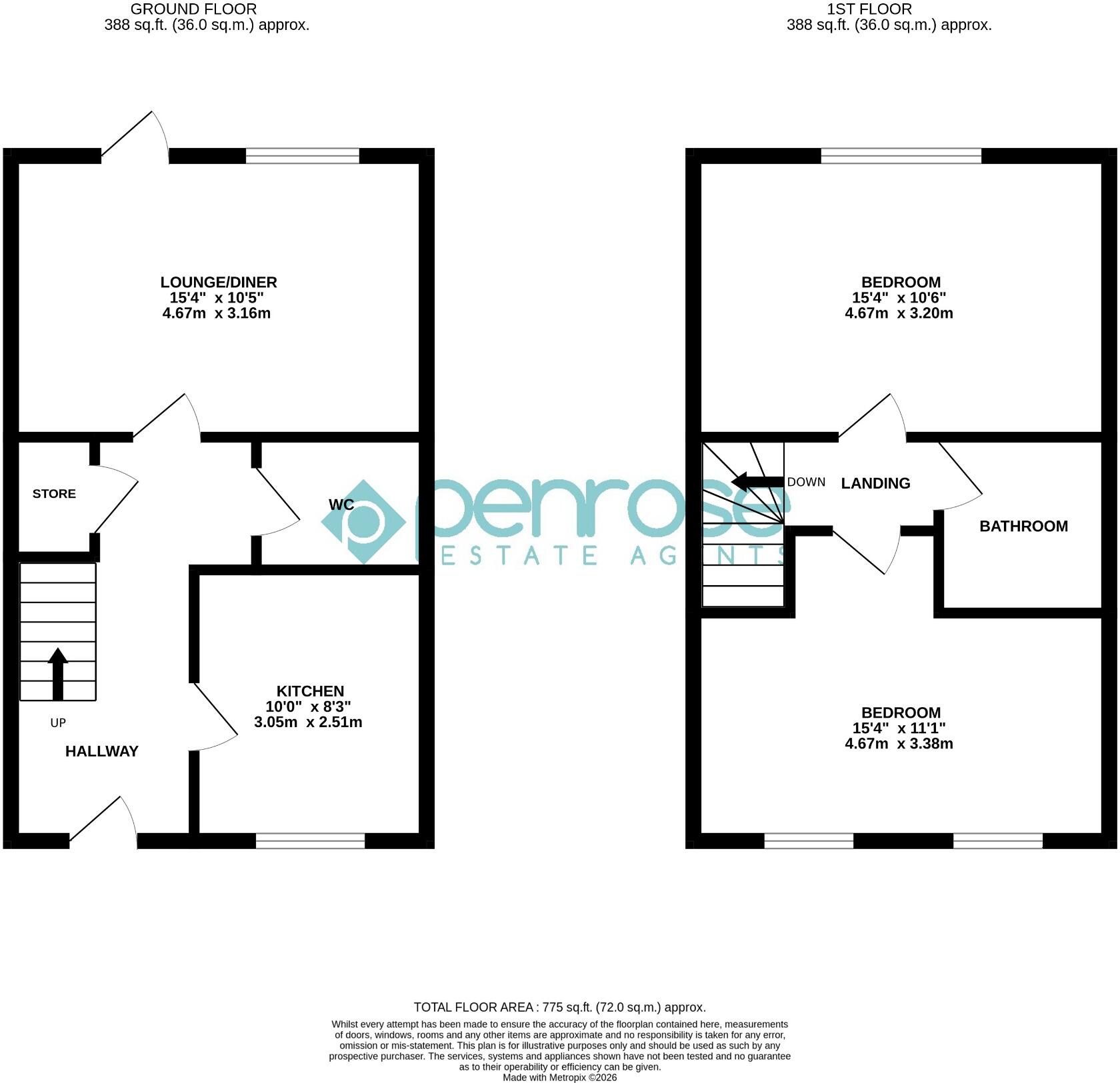 Elsdon Mead, Houghton Regis floorplan