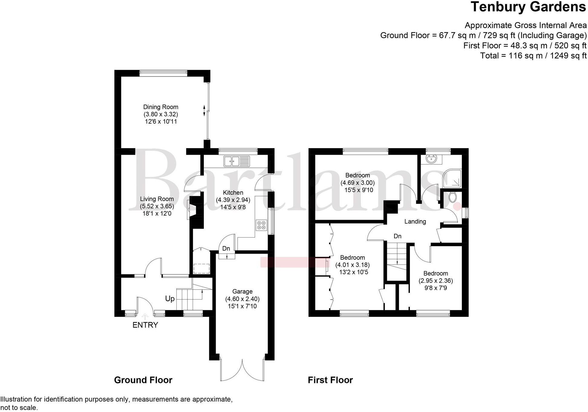 Tenbury Gardens, Wolverhampton, WV4 floorplan