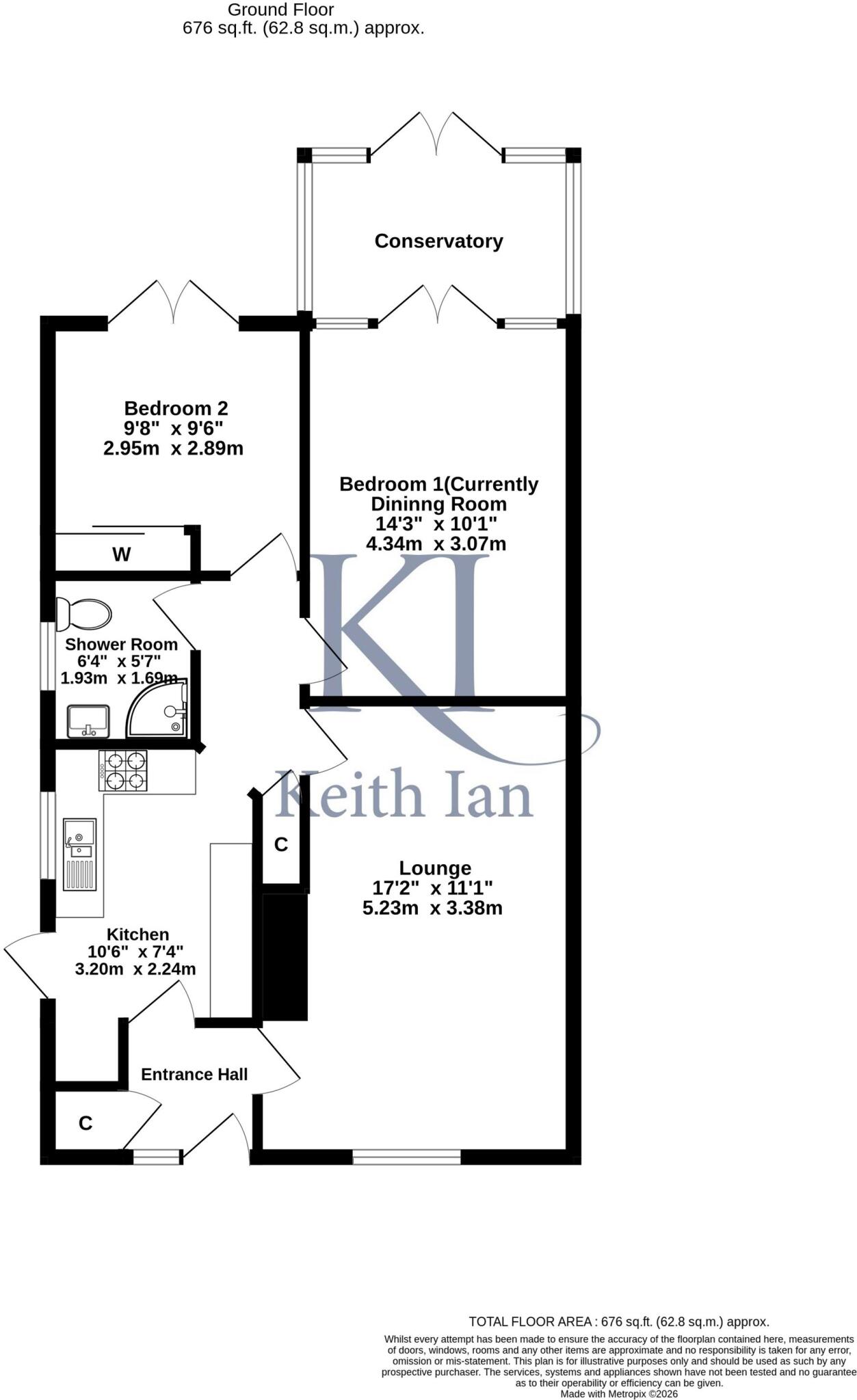 Windsor Close, Cheshunt, EN7 floorplan