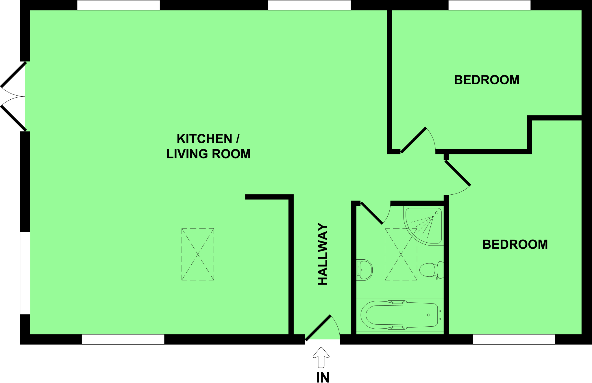 The Glebe , Hemsby floorplan